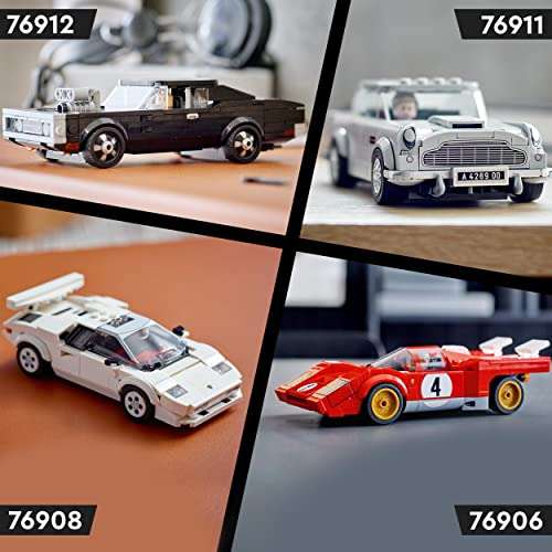 LEGO 76912 Speed Champions Fast & Furious 1970 Dodge Charger R/T, Maqueta de Coche para Construir con Mini Figura Dominic Toretto