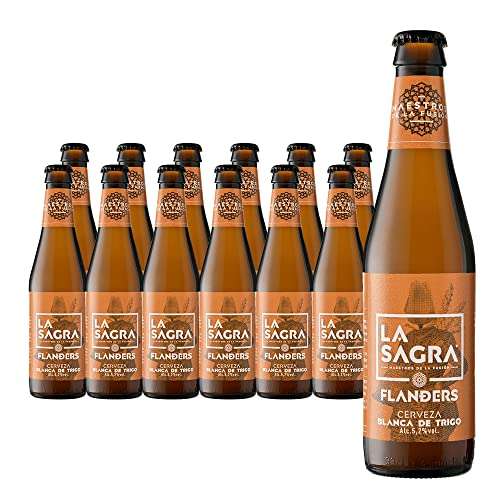 Cerveza La Sagra Flanders (Estilo blanca de trigo) 12x33cl CUPÓN 2€ DESCUENTO