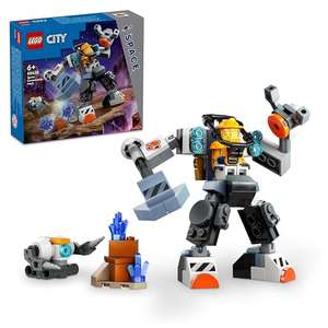 LEGO City Meca de Construcción Espacial, Traje del Espacio, Figura de Robot de Juguete, +6 años, Minifigura de Astronauta Piloto