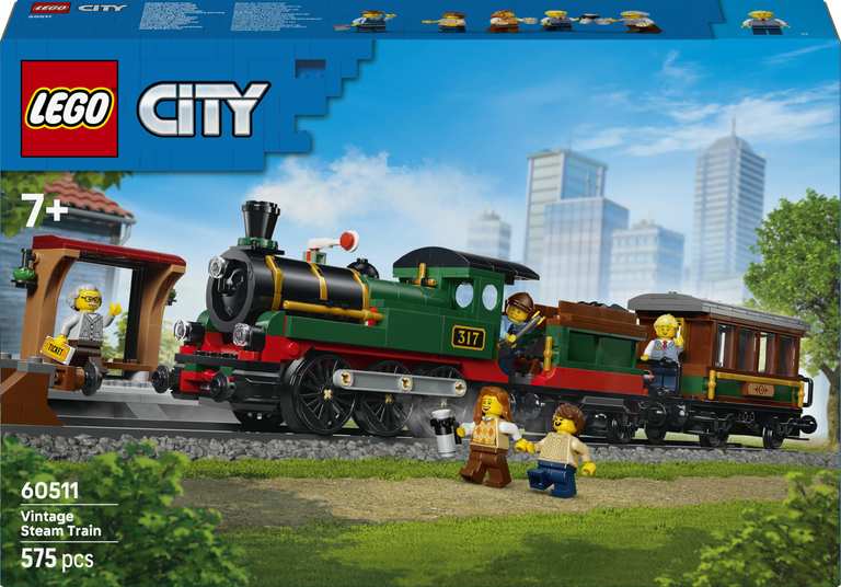 Imagen de LEGO City Tren de Vapor Retro 6051