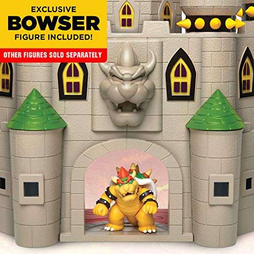 Castillo de Bowser con la figura de Bowser de 6 cm ,con Sonidos