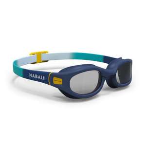 Gafas de Natación NABAIJI 100 Soft - Azul Gris Amarillo (Talla S)