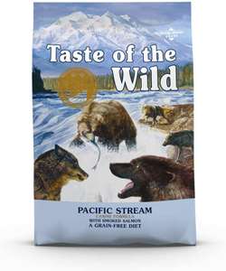 Taste Of The Wild - Pienso Premium SiN CEREALES para perros Salmon ahumado Pacific Stream (12,2 kg)