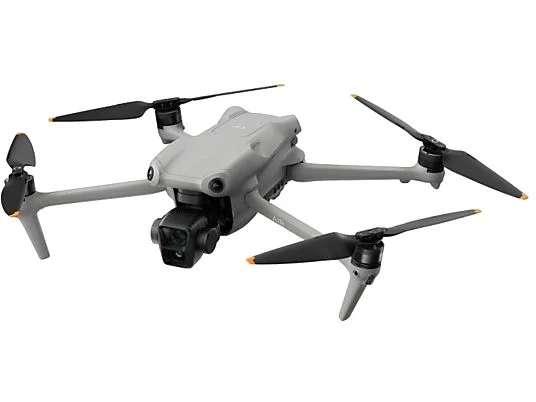 Drone - DJI Air 3 + Mando DJI RC-N2, 48 megapixel, Autonomía 46 min, Vídeos HDR, Gris