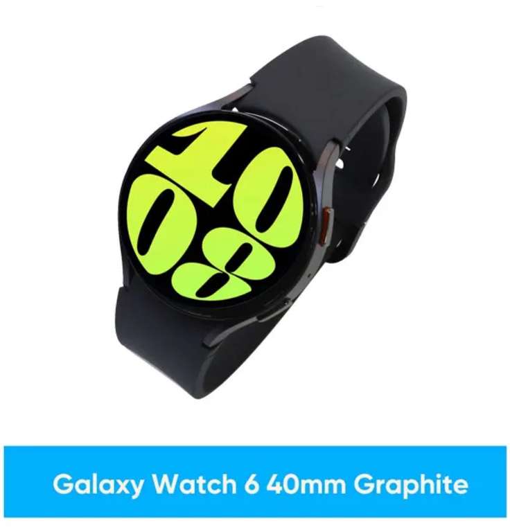Samsung-reloj inteligente Galaxy Watch 6, dispositivo con pantalla más grande, Monitor cardíaco, 40mm/44mm, para Galaxy S24 Ultra