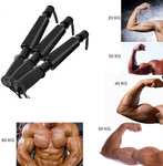 Power Twister 30, 40 y 50kg Barra Musculación, Extensor Entrenamiento Pecho y Brazos