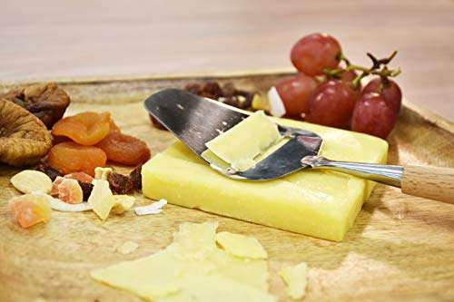 Fackelmann - Cortador de queso, acero inoxidable, 22 cm