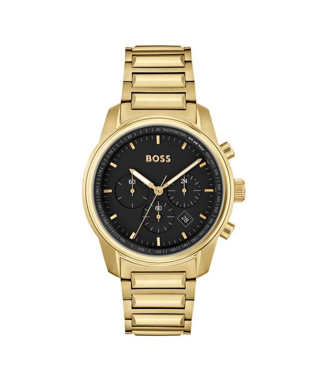 Reloj Cronógrafo BOSS Acero Inoxidable Dorado a solo 155.99 en Amazon