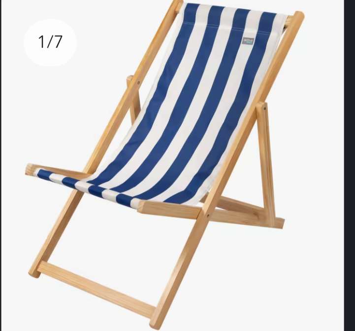 Tumbona playa ( silla sillón arena mar vacaciones viaje vacaciones