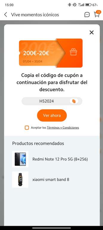 Cupón de 20€ en pedidos de 200€ en la Tienda oficial de Xiaomi