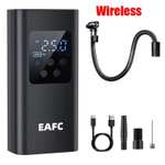 EAFC 150PSI Inflador de neumáticos inalámbrico Inflador de neumáticos de coche inalámbrico Digital para bolas de bicicleta