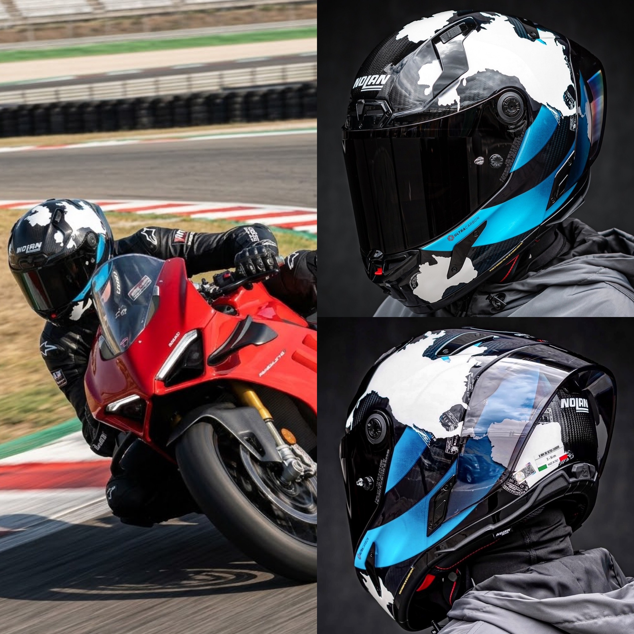 Casco de moto racing NOLAN X-804RS "Checa 30th Anniversary" | CARBONO | ECE22.06 | 2 PANTALLAS + PINLOCK | DD | Tallas M, L y XL