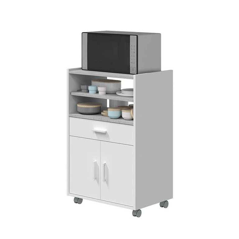 Mueble Microondas Habitdesign Tidy con Ruedas