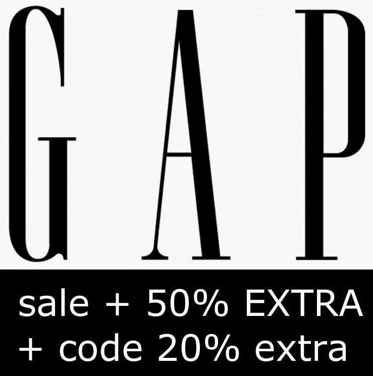 GAP - Rebajas + 50% Dto. extra + 20% código extra