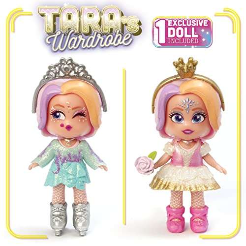 KOOKYLOOS Tara’s Wardrobe – Armario para muñecas con más de 18 Accesorios de Moda y muñeca