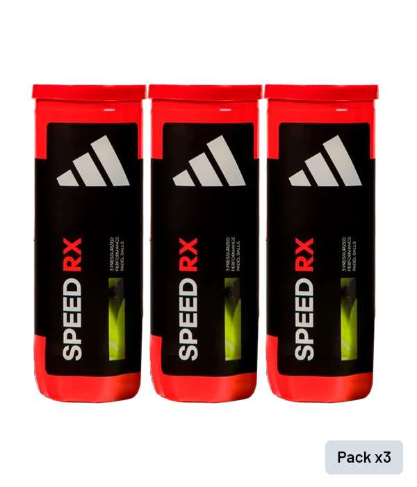 Pack 3 Botes Adidas Speed RX - Pelotas Padel