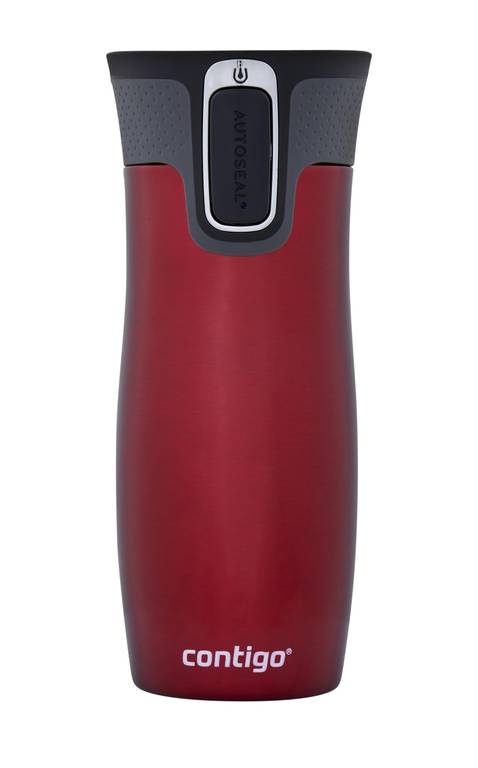 Vaso Térmico Antifugas Contigo Westloop (Acero Inox, Aislamiento Autoseal, 470ml)