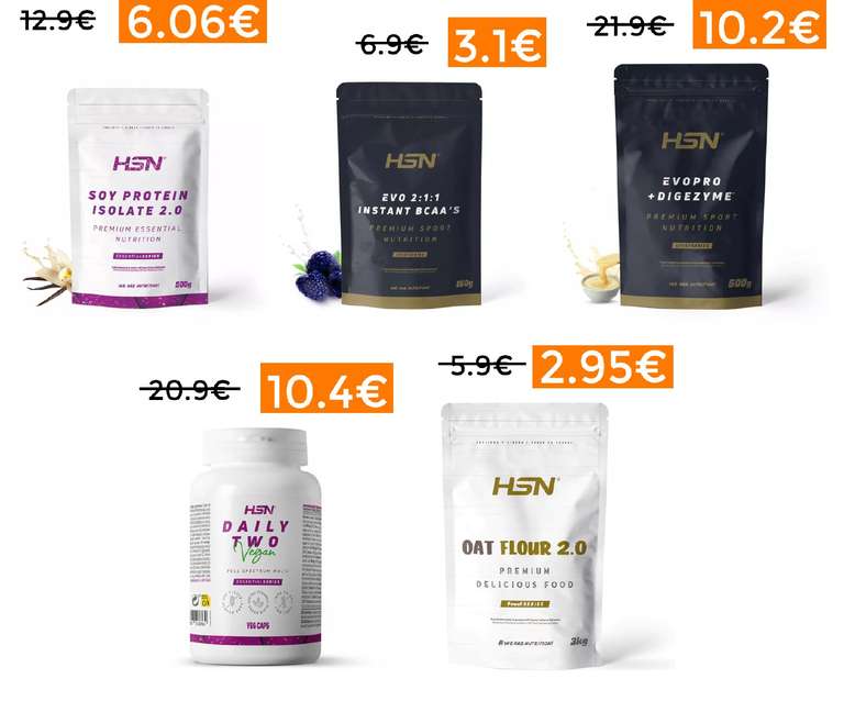Flash en HSN -> 60% de descuento en creatina en polvo 16.36€/kg