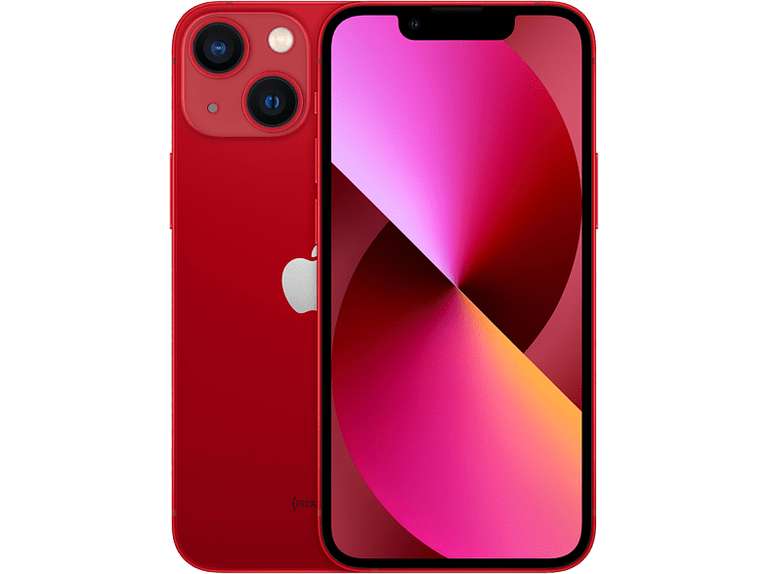 Apple iPhone 13 mini (PRODUCT)RED, Rojo, 512 GB, 5G, 5.4" OLED Super Retina XDR, Chip A15 Bionic, iOS
