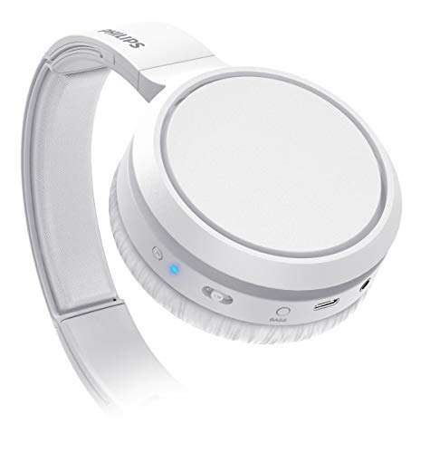 Philips Auriculares Inalámbricos de Diadema con Micrófono/Bluetooth, Aislamiento de Sonido, 29h de Reproducción