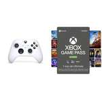 Xbox Microsoft Mando Robot White, Color Blanco + Suscripción Game Pass Ultimate 1 Mes Win 10 PC Código de descarga