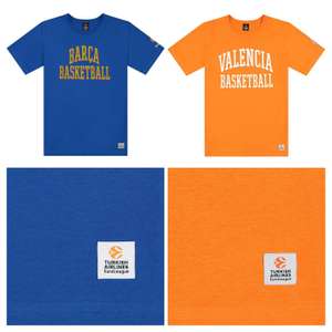 Valencia/ Barcelona Basket EuroLeague Hombre Camiseta de baloncesto. Tallas S a L