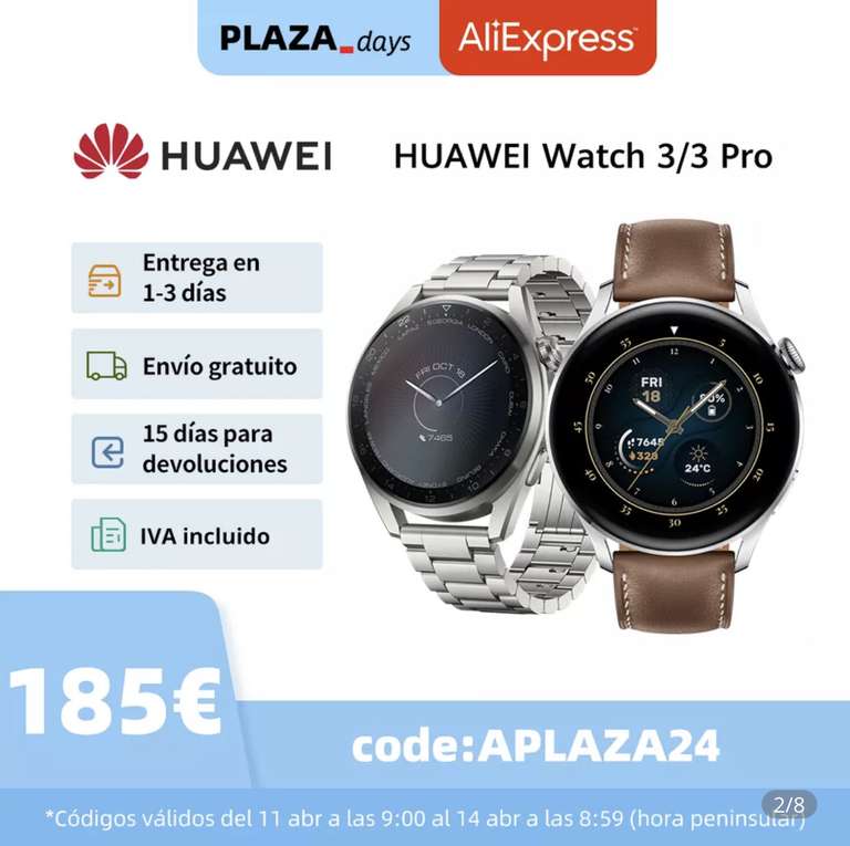3 smartwatches a un precio irrepetible gracias a las ofertas del 12  aniversario de AliExpress