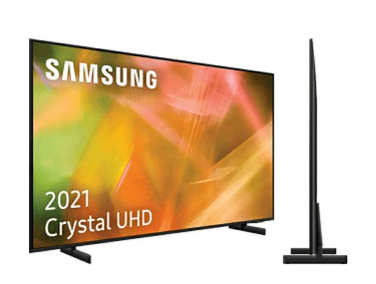 TV LED 55" - Samsung UE55AU8005KXXC, UHD 4K, Crystal UHD, HDMI, USB, HDR10+, Tizen, Negro