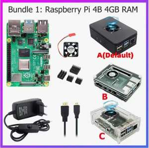 Bundle Raspberry Pi 4 Modelo B 4B RAM 4GB
