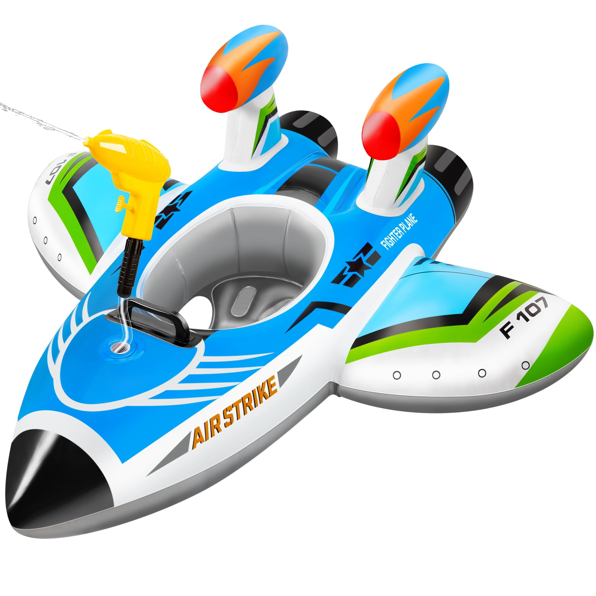 Flotadores Piscina Niños con Pistola de Agua y Asa Inflable niños/as 3/6años