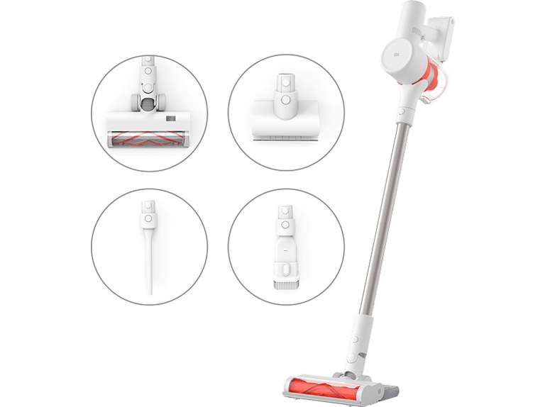 Aspirador escoba - Xiaomi Mi Vacuum Cleaner G10, 600 W, Autonomía 65 min, Inalámbrico, 3000 mAh, 0.6 l, Blanco