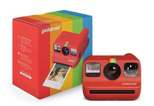 Polaroid Go Generation 2 Cámara instantánea - SÓLO CÁMARA - ROJO, BLANCO Y NEGRO