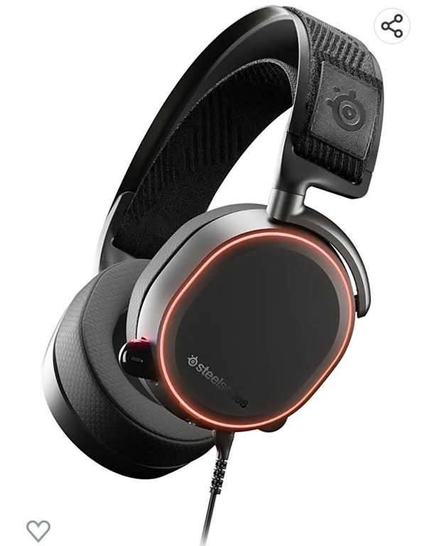 SteelSeries Arctis Pro - Auriculares de juego - Controladores de altavoces de alta resolución- DTS Headphone:X v2.0 Envolvente
