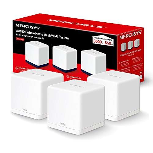 Router Mesh MERCUSYS HALO H30G (3-Pack) AC1300
