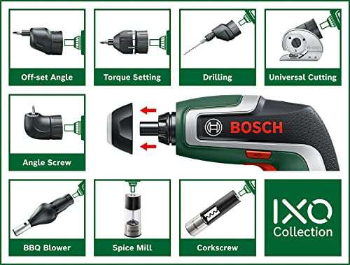 Bosch atornillador a batería compacto IXO set