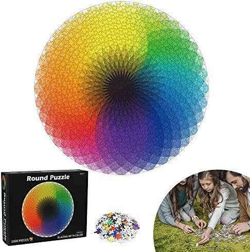Puzzle Redondo 1000 Piezas (arco iris)