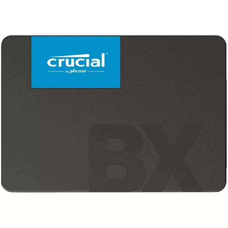 SSD Crucial BX500 480GB solo 25.5€