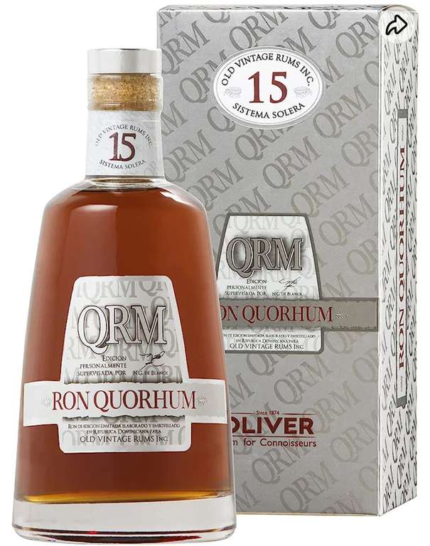 Ron Quorhum 15 Años Solera 40% Vol. 0,7l in Giftbox