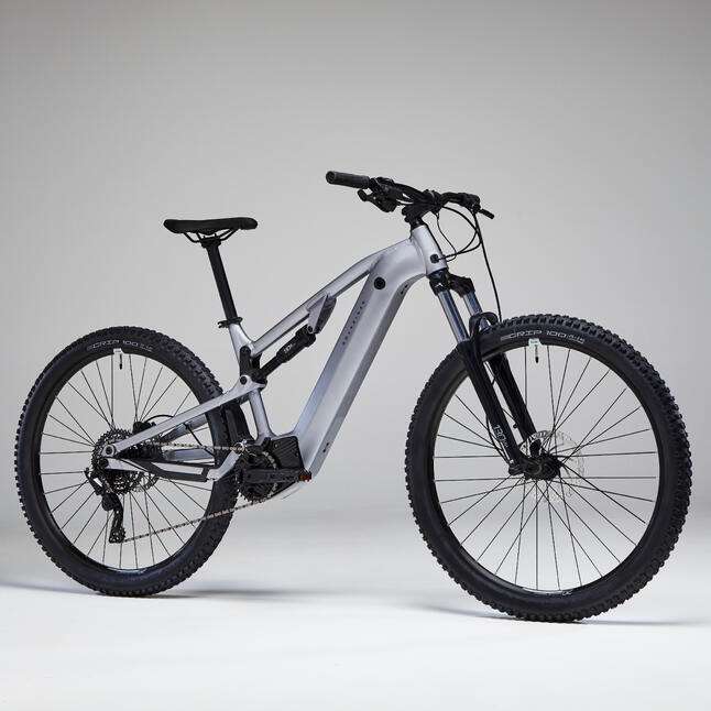 Bicicleta eléctrica ROCKRIDER DOBLE SUSPENSION 29" aluminio E-EXPL 500 S 500 Wh Montaña ebike