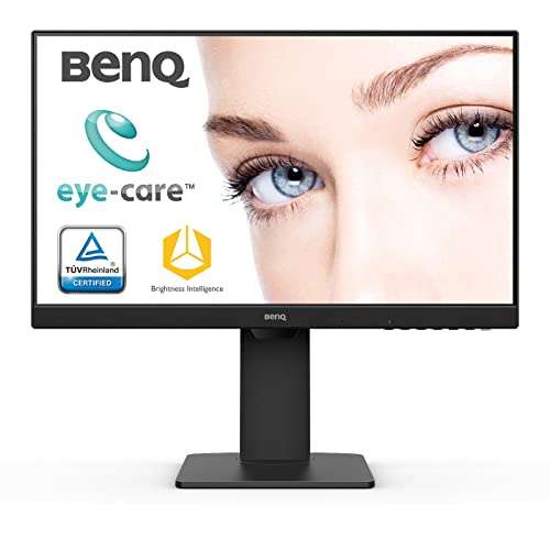 BenQ GW2485TC Monitor LED de 23.8 pulgadas 1080p, IPS, USB-C, micrófono con cancelación de ruido para la oficina en casa