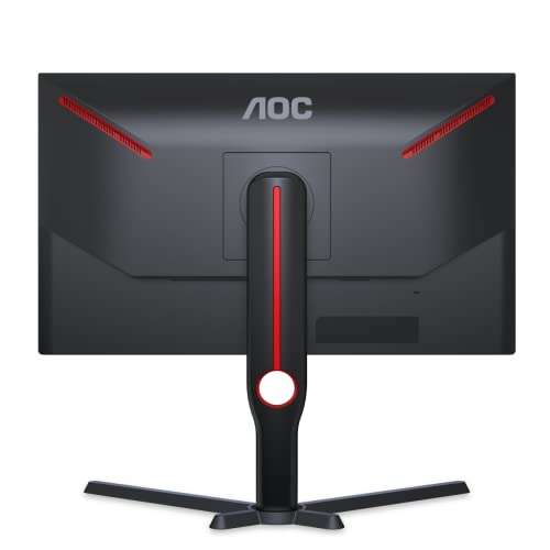 AOC Gaming 25G3ZM/BK - Monitor FHD de 25", 240 Hz, 0.5 ms MPRT, FreeSync Premium (1920x1080, HDMI, DisplayPort, USB Hub) negro/rojo