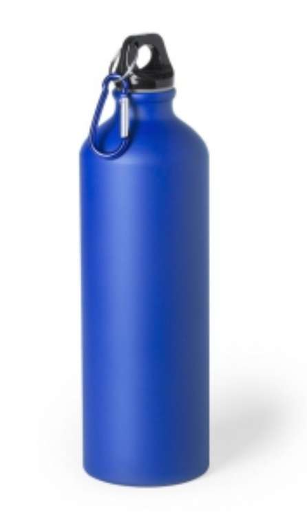 Botella de Aluminio con Mosquetón (800 ml.)
