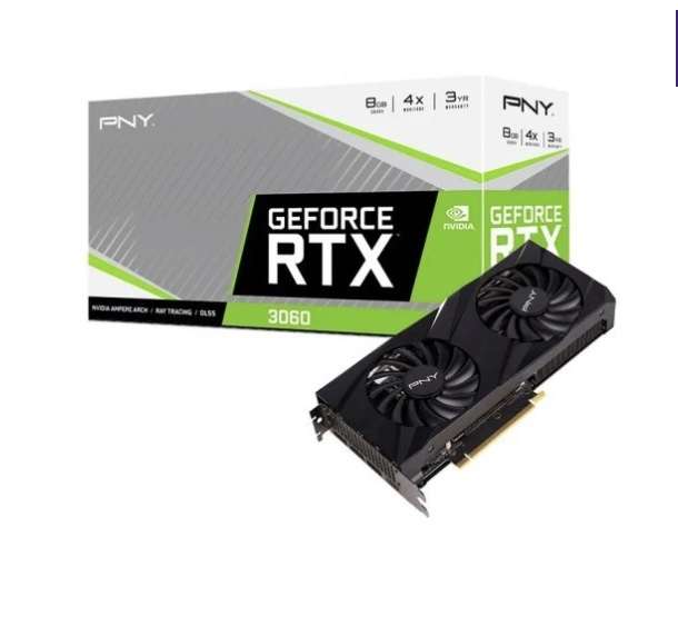 PNY GeForce RTX 3060 8GB VERTO Dual Fan 8GB GDDR6