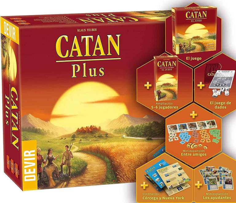 Catan Plus, Juego completo con ampliaciones