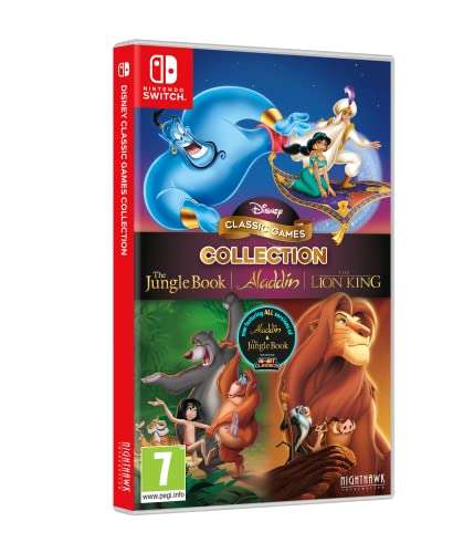 Colección de juegos clásicos de Disney: El libro de la selva, El rey león y Aladdín