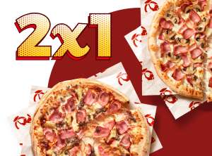 En Telepizza todas las pizzas medianas y familiares a mitad de precio 50% ¡¡ hasta el 14 de febrero !!
