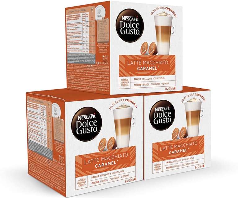 Oferta flash cápsulas dolce gusto café latte macchiato caramel » Chollometro