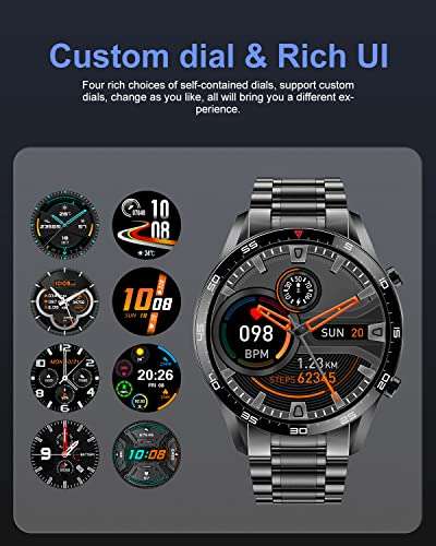Reloj inteligente (Smartwatch) grande, estético y económico (envío gratis con Prime)