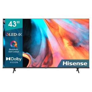 TV QLED 109,22 cm (43") Hisense 43E78HQ, 4K UHD, Smart TV