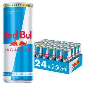 RedBull Sugar Free 250ml [24 uds] - Bebida energética